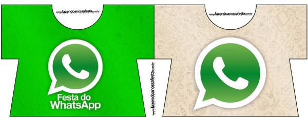 WhatsApp T-shirt Invitation.