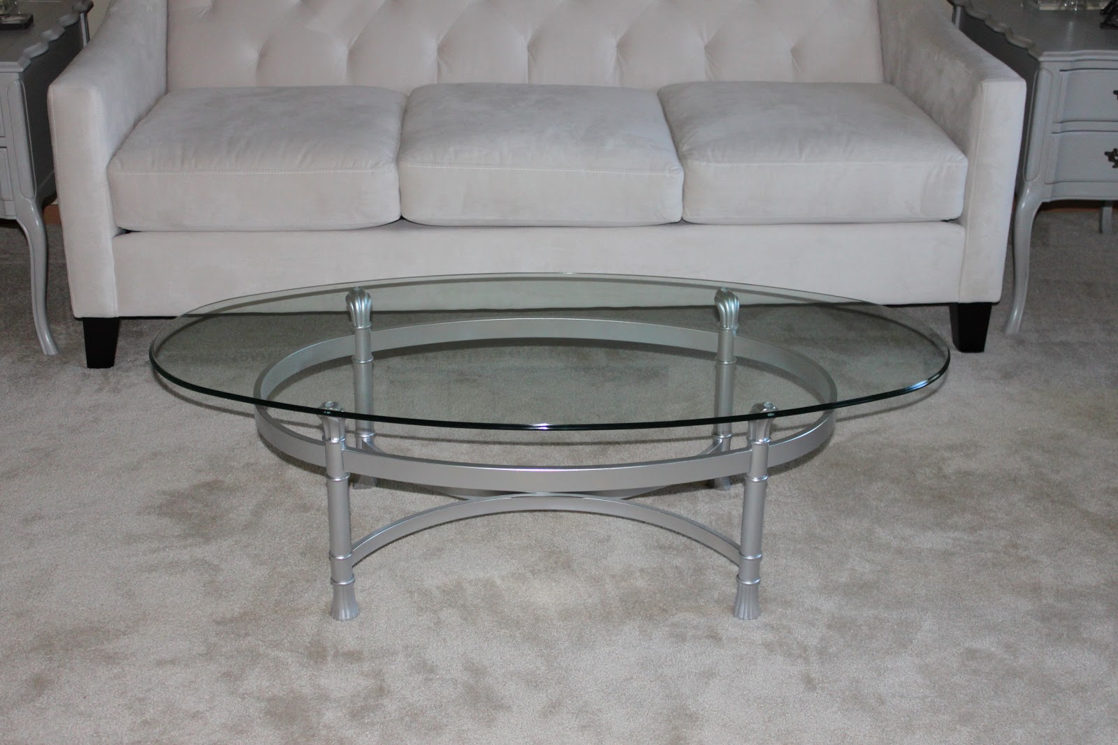 Diy Glass Top Coffee Tables Diy: coffee table makeover at
