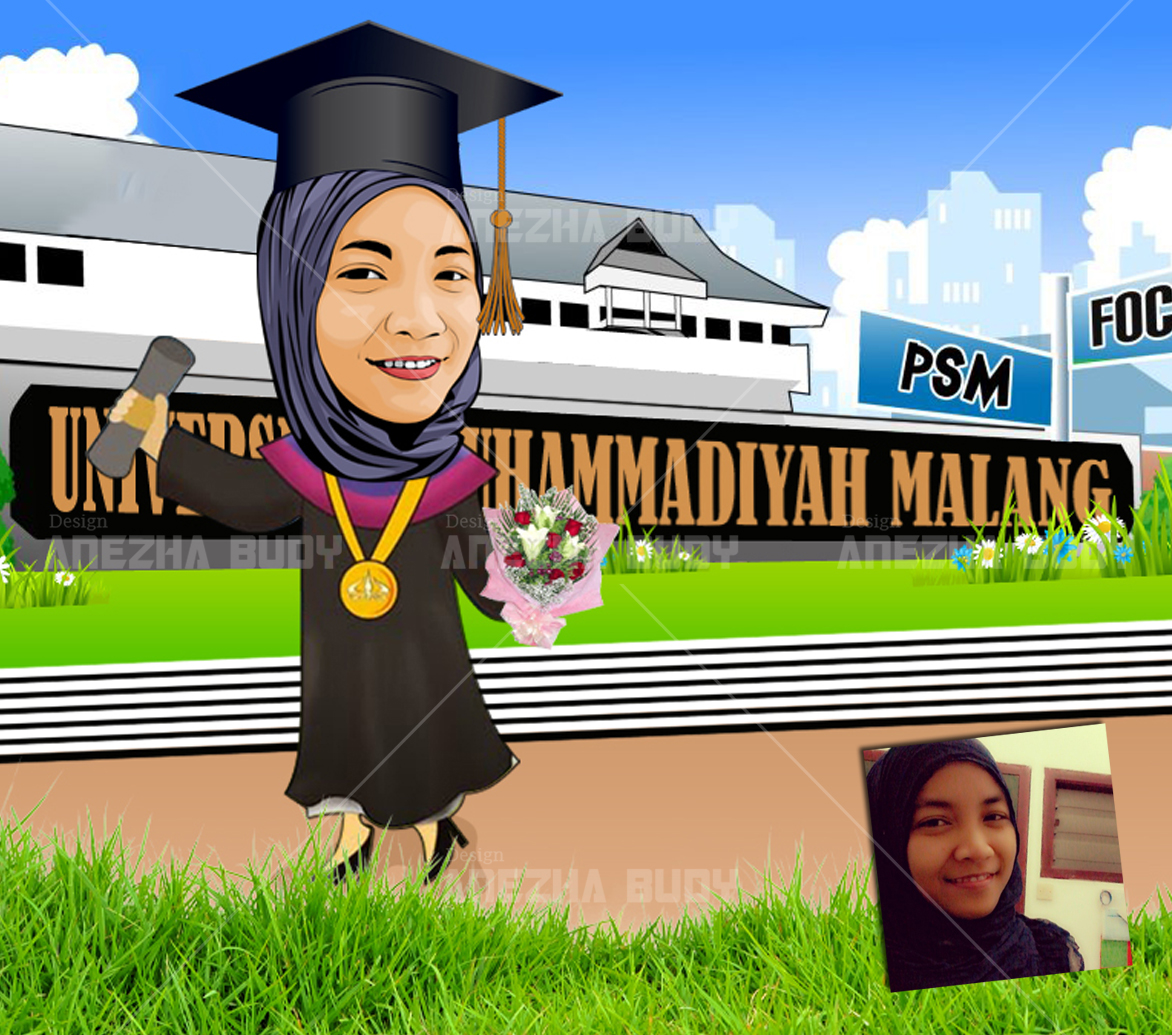  Gambar  Lucu Kartun Wisuda Update Status