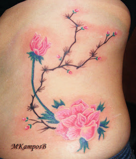 tatuajes de flores