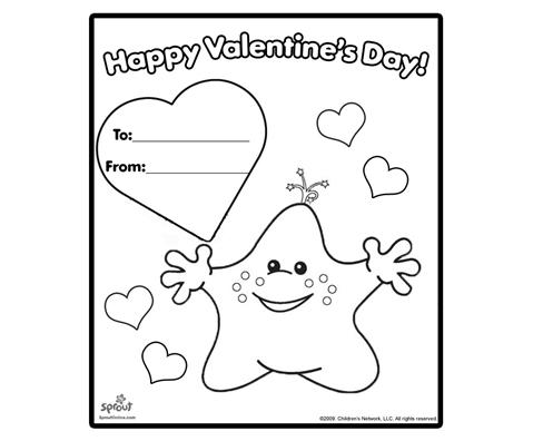 Coloring Valentine's Day Cards 9