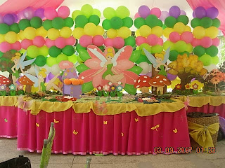 Decoracion Tinkerbell para Fiestas Infantiles, parte 3