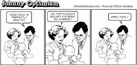johnny optimism, johnnyoptimism, stilton jarlsberg, medical humor, sick jokes, hospital, black humor, baby, mother, doctor, doctor jokes, april fool