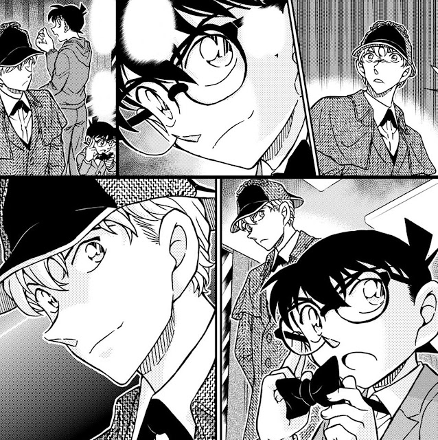 名探偵コナン 漫画 1121話 白馬探 怪盗キッド 工藤新一 ベルツリータワー展示室 Detective Conan Chapter 1121