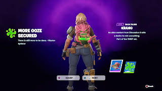 Penny wears the Krang back bling in Fortnite.