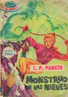 Libro - Héctor Germán Oesterheld L.P. Parker - Monstruo de las nieves Colección Sideral n14 Editorial Póker septiembre (1967)