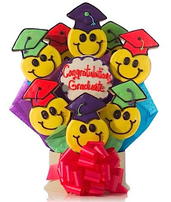 Graduation Smiles Cookie Bouquet