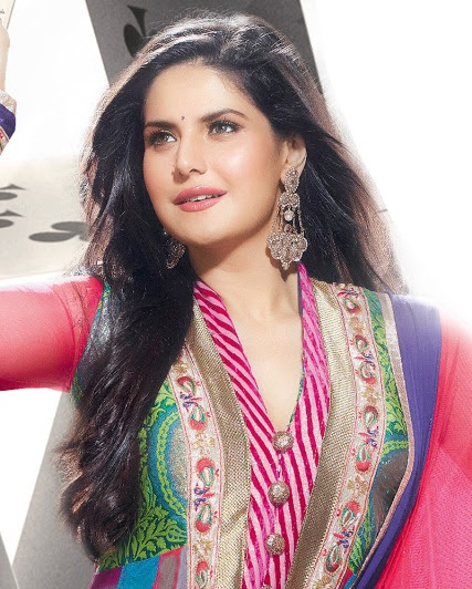 Zareen Khan Designer Decoatie Chandelier Earrings