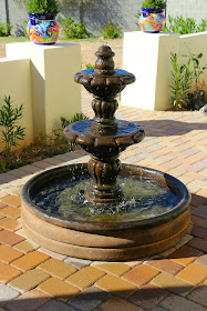 al's garden fountain, espana fountain, spanish fountain