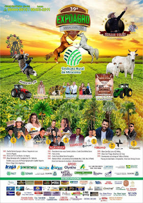 programação da expo miracema do tocantins