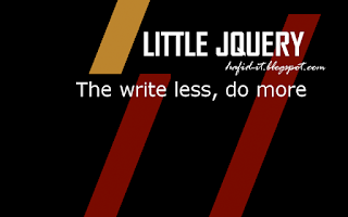 Little jquery, write less do more