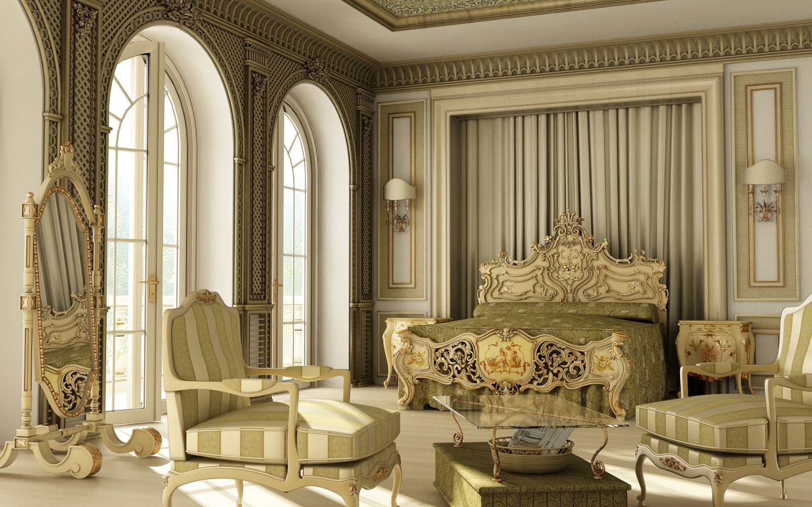 Desain Ruang Interior Mewah Untuk Rumah Klasik Modern Minimalis