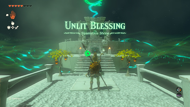 The Legend of Zelda: Tears of the Kingdom Unlit Blessing Shrine