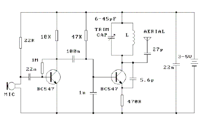 Rangkaian 3V FM Transmitter