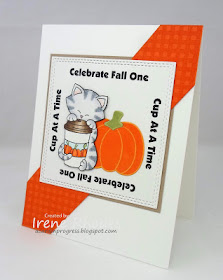 Celebrate fall one cup at a time by Dandi features Newton Loves Coffee and Pick-a-Pumpkin by Newton's Nook Designs; #newtonsnook