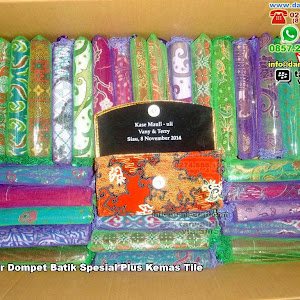 Souvenir Dompet Batik Spesial Plus Kemas Tile