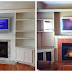 It's official my part is complete, a built-in and fireplace makeover