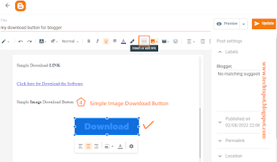 create a Download Button in Blogger 10