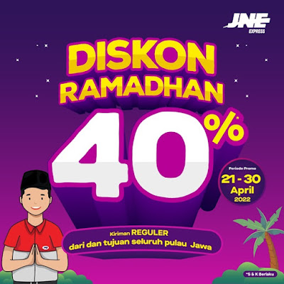 Diskon Ramadhan JNE 40%
