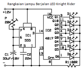 Kumpulan Rangkaian  Lampu  LED  Lengkap