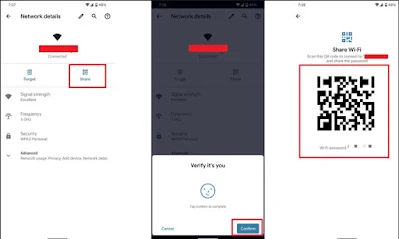 اليك طريقة مشاركة كلمة مرور الواي فاي عبر كود QR في أندرويد