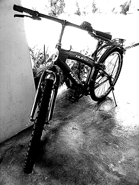 Mobile Photography, Huffy Is A Red Bicycle 01