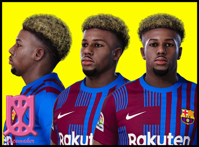Adama Traoré Face From eFootball 2022 For eFootball PES 2021