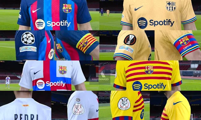 FC Barcelona 2022-2023 Ultra Hi-res Kit Pack For eFootball PES 2021