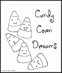 Candy Corn Coloring Page 9