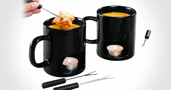 Personal Fondue Mugs