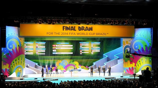 Sorteo final de la Copa Mundial de la FIFA Brasil 2014. El 6 de diciembre de 2013, en Brasil. Coupe du Monde Bresil, Campionato Mondiale Di Calcio | Ximinia