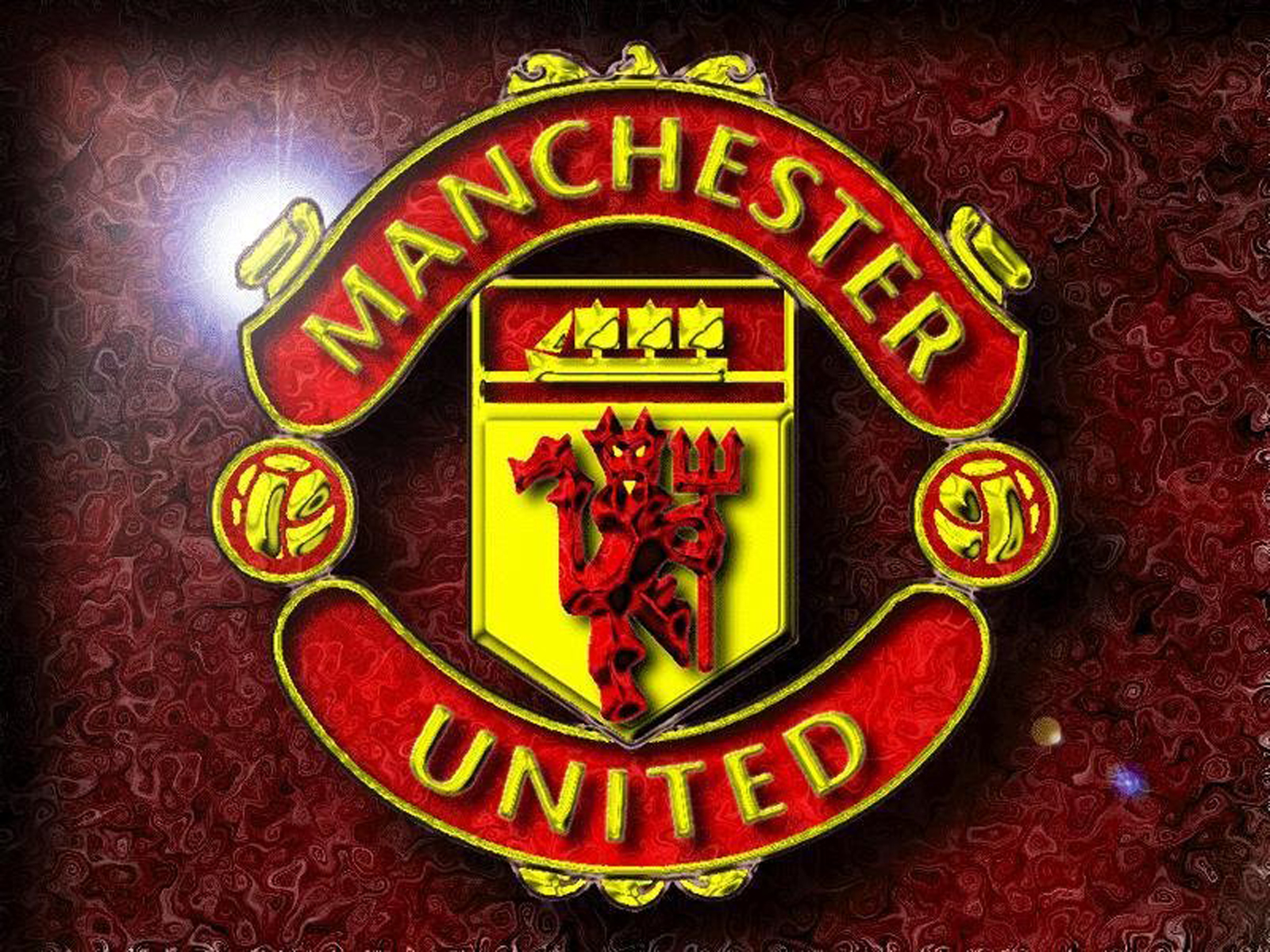 Batik background of MUFC Logo