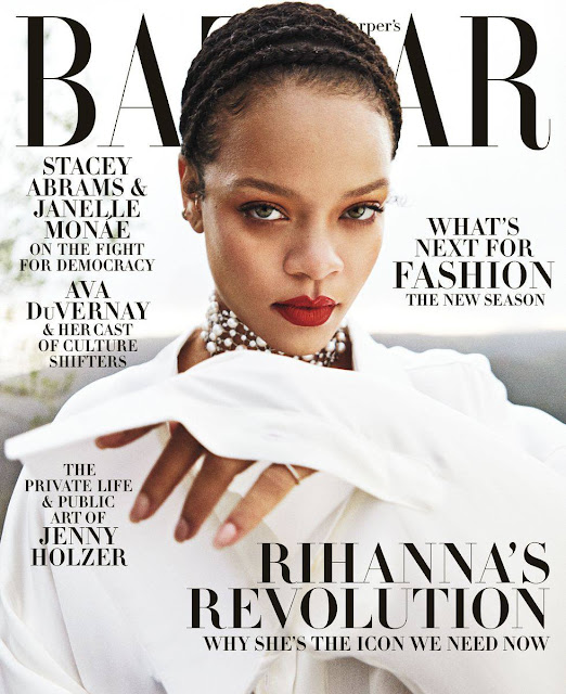 Rihanna beautiful fashion model photoshoot