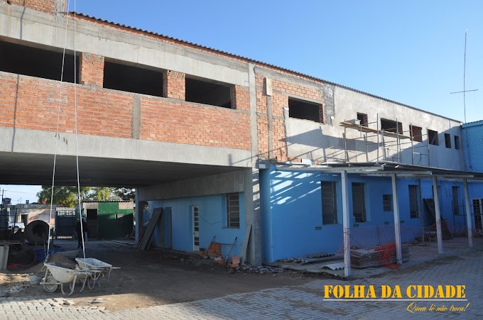 Obra da UTI da Santa Casa está dentro do cronograma