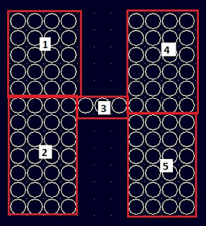 Character "H" connection plan