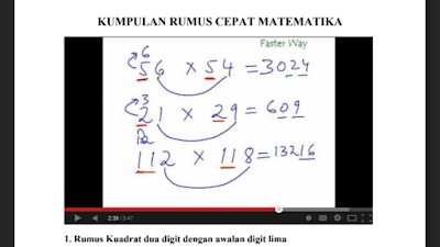 [PDF] Download Rumus Cepat Matematika Untuk SD SMP SMA