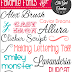 12 Favorite Fonts From Crative Girl