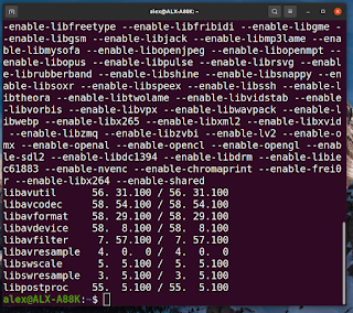 check ubuntu ffmpeg version in terminal