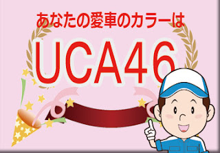 トヨタ ＵＣＡ４６ ライトグレイッシュベージュＭ　ボディーカラー　色番号　カラーコード