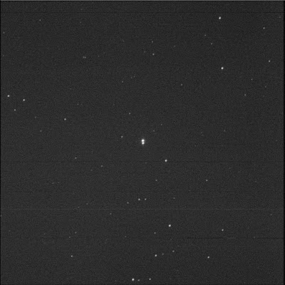 double star STF 219 in Triangulum in luminance