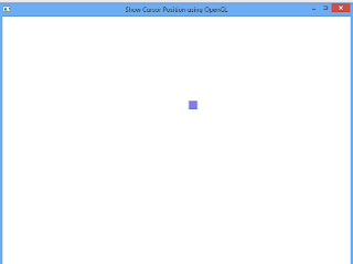 Cursor Position OpenGL Code Blocks Example