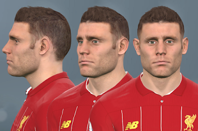 PES 2017 Faces James Milner by WER Facemaker