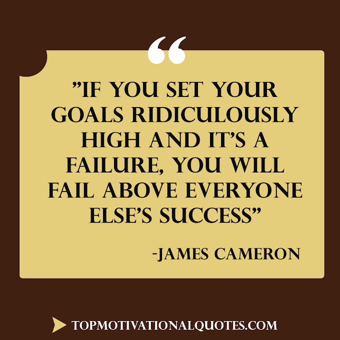  If You Set Your Goals ( Most Famous Quote )