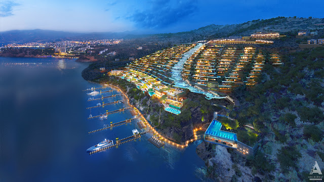 Визуализация концепции отеля на Крите | Блог Archirost.com