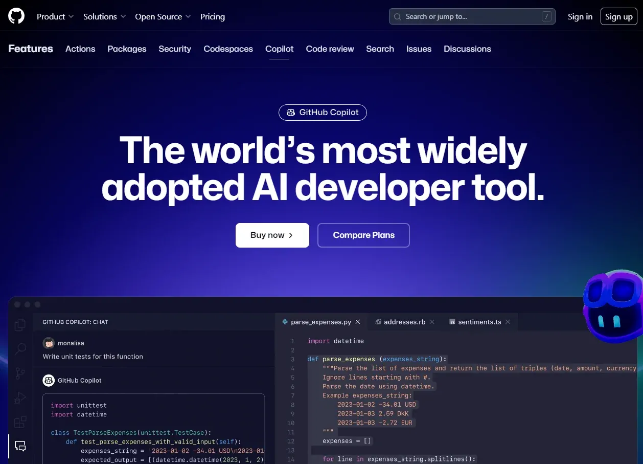 Top 5 Best AI Tools For Developers 2024 - Which one is Best for you?