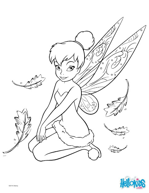 Tinker Bell  Friends Tinker Bell Coloring Page