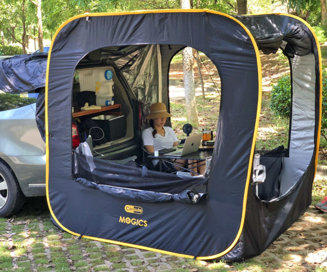 Unleash Your Wanderlust with the Ultimate Road Trip Essential: Instant Pop-Up Car Tent!