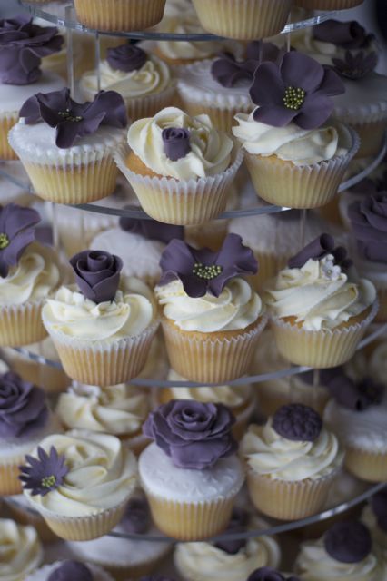 Cake: Vintage Aubergine  vintage Wedding and Cupcakes cupcakes Vintage delivered