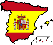 Map of Spain Map with Graphics flag of Spain (graphics wallpapers flag of spain )