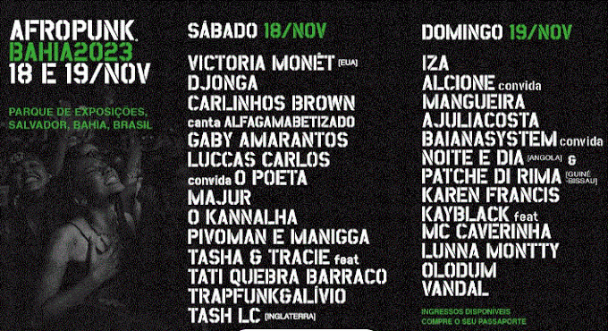  Festival AFROPUNK Bahia em Salvador, Bahia - 2023